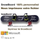 Imprimeur sticker SnowBoard votre Fichier