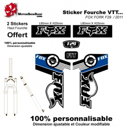 Sticker fourche FOX FORK F29 2011