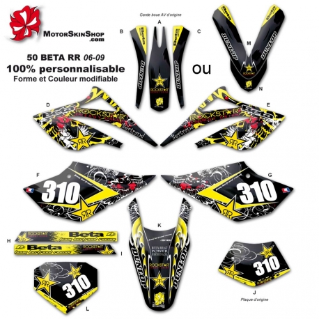 Kit déco 50 Beta suzuki RR 06-09