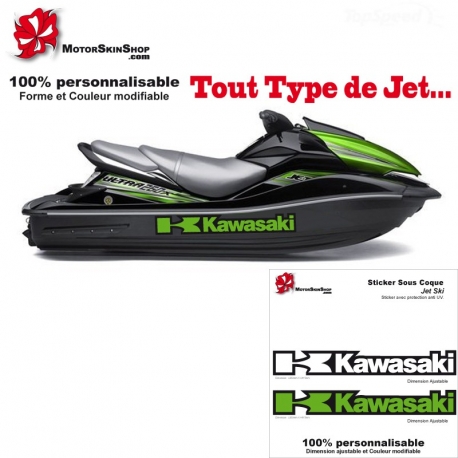 Sticker coque Jet Ski Kawasaki