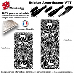 Sticker Amortisseur VTT FOX Tribal Bonbonne