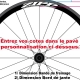 Sticker Zipp jante vélo dimension personnalisable