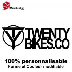 Sticker Twenty Bikes BMX