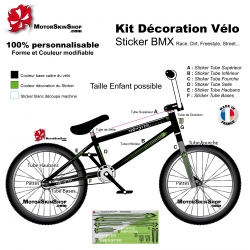 Kit décoration Vélo BMX Monster Energy Sticker complet