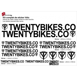 Sticker cadre BMX Twenty Bikes