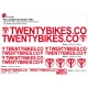 Sticker cadre BMX Twenty Bikes