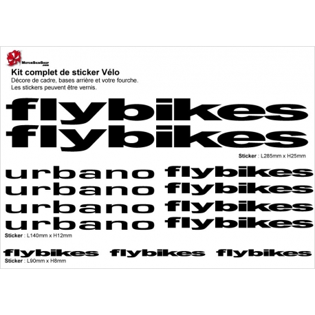 Sticker cadre BMX Flybikes