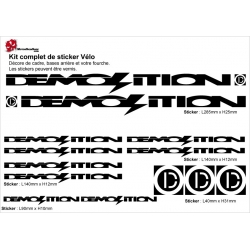 Sticker cadre BMX Demolition