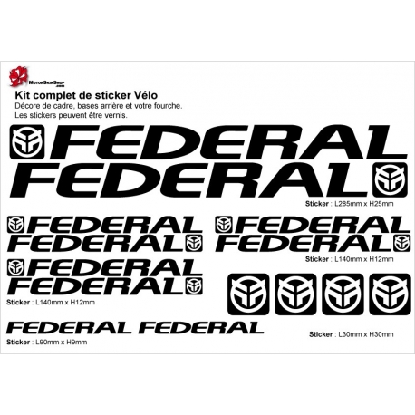 Sticker cadre BMX Federal