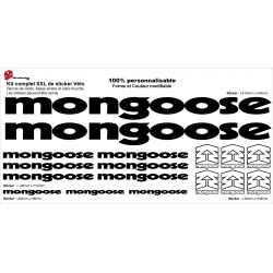 Sticker cadre Mongoose BMX Taille XXl