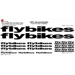 Sticker Kit cadre BMX Flybikes Taille XXl