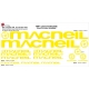Sticker Kit cadre BMX Macneil Taille XXl