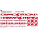 Sticker Kit cadre BMX Demolition Taille XXl