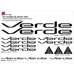 Sticker cadre BMX Verde