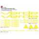 Sticker cadre BMX Verde