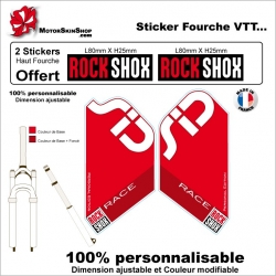 Sticker fourche Sid Rock Shox Race