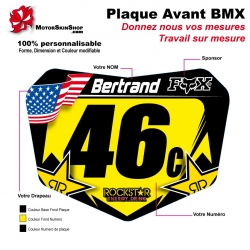 Sticker plaque BMX