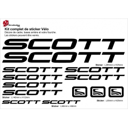 Sticker Scott Cadre Vélo