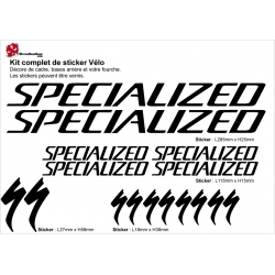 Sticker cadre vélo Kit Specialized