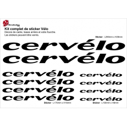 Sticker cadre vélo Cervélo