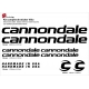 Sticker cadre vélo Kit Cannondale