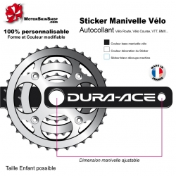 Sticker Manivelle Vélo Dura Ace
