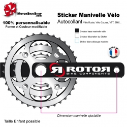 Sticker Manivelle Vélo Rotor