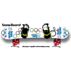 JO 2014 Sochi SnowBoard Personnalisable