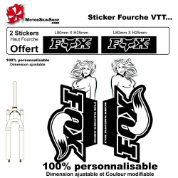 Sticker fourche VTT Fox Sexy