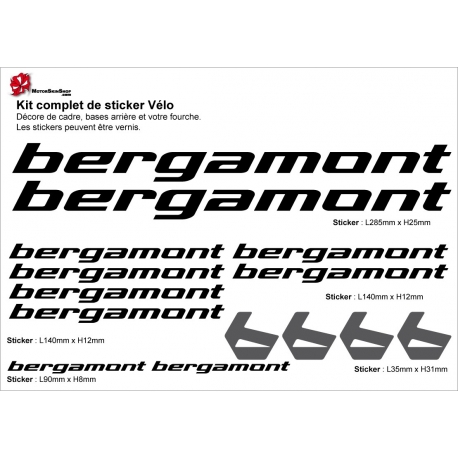 Sticker cadre Bergamont