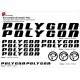 Sticker cadre Polygon
