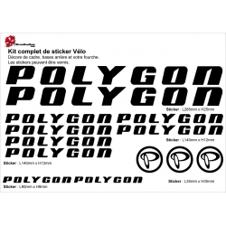 Sticker cadre Polygon