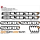 Sticker cadre Sunn