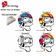 Sticker Décoration Casque Troy Lee Designs