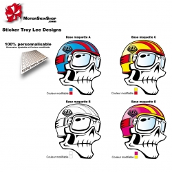 Sticker Décoration Casque Troy Lee Designs