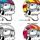 Sticker Décoration Casque Troy Lee Designs