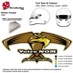 Sticker Décoration Casque Aigle