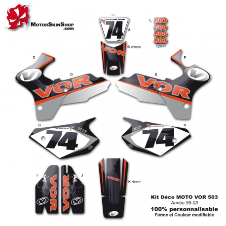 Kit Deco Moto VOR 503