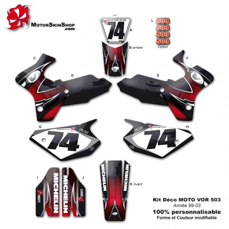 Kit Deco Moto VOR 503