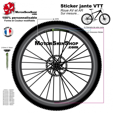 Sticker jante VTT Monster Energy