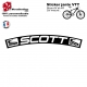 Sticker jante VTT Fox Texte