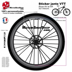 Sticker jante VTT Scott USA