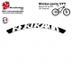 Sticker votre Nom Jante VTT