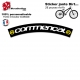 Sticker jante Dirt Commencal VTT