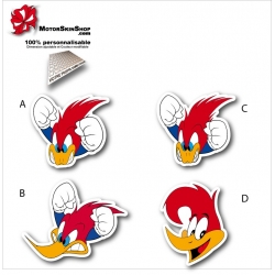 Sticker Woody Woodpecker