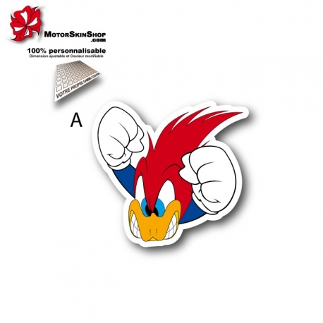 Sticker Woody Woodpecker