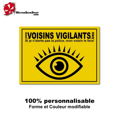  Sticker Voisins Vigilants
