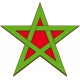 Etoile drapeau Marocaine