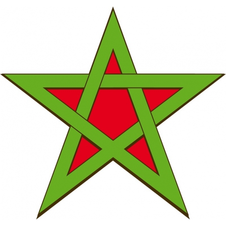 Etoile drapeau Marocaine