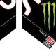 Sticker fourche Sid Monster Energy